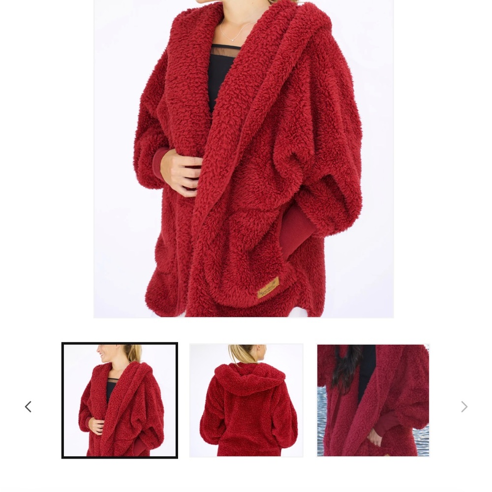 Nordic Beach Wrap burgundy  Size Osfm